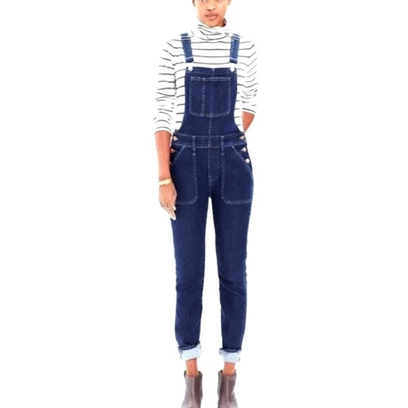 Madewell Overalls size Medium Skinny in Jude Wash/Dark Wash - Picture 1 of 12